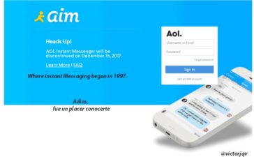 AOL Instant Messenger se cerrará el 15 de diciembre