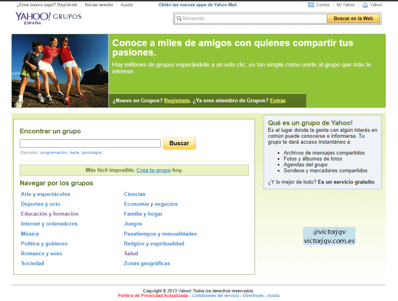 Yahoo Grupos cerrará el 15 de diciembre de 2020