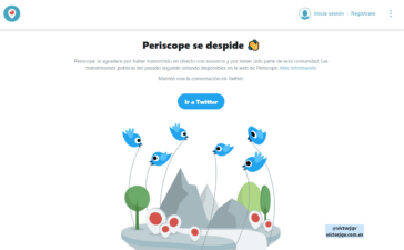 Periscope se despide