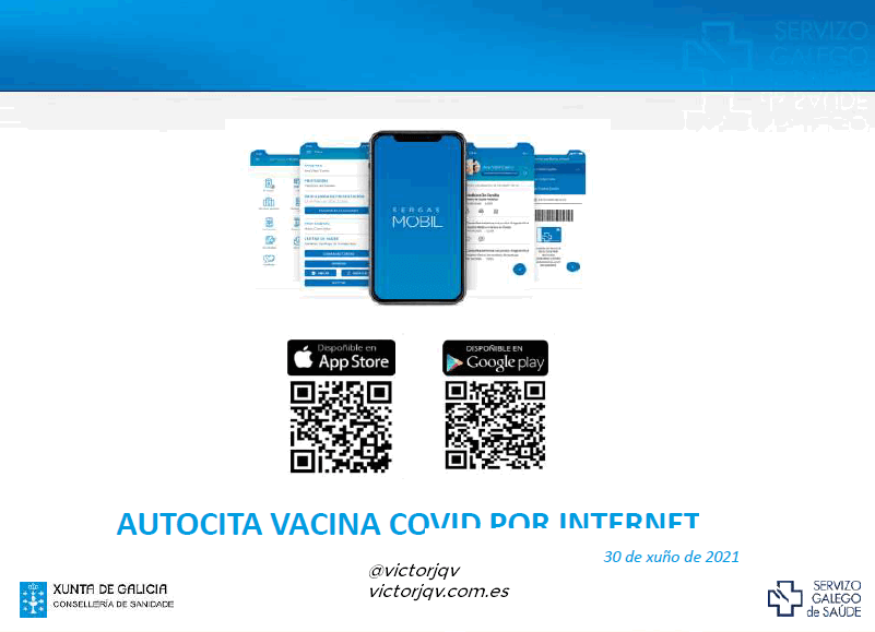 AUTOCITA PARA SER VACUNADO DE La COVID-19 en Galicia