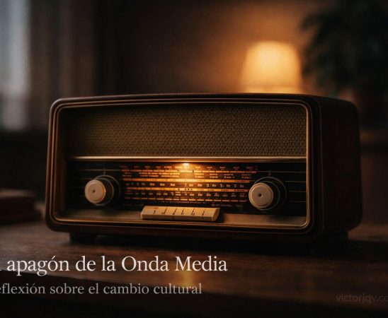 Radio antigua simbolizando el fin de la Onda Media en España