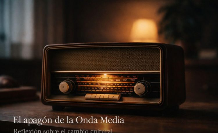 Radio antigua simbolizando el fin de la Onda Media en España